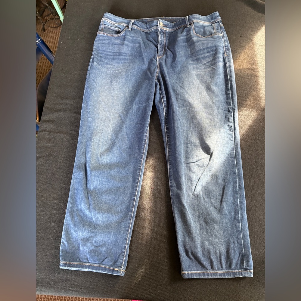 Chico's Blue Ankle & Cropped Jeans